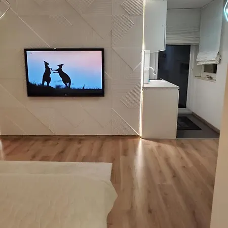 Sleep And Drive White Apartment Sarajevo
